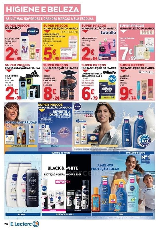 Antevisão Folheto E-LECLERC Promoções de 23 a 29 julho
